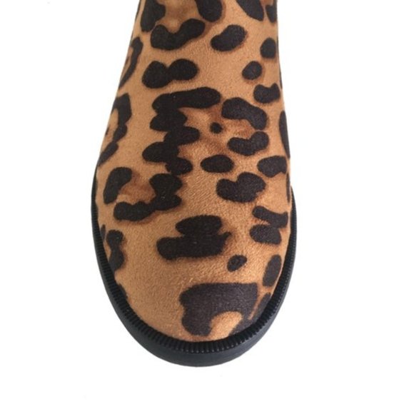 5/$20 NEW 8.5 Women's Leopard Half Booties-Boots - Picture 6 of 11
